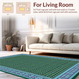 Cozy Earth Tone Scrollwork(Blue)