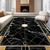Chic Gold Geometric Motif(Black)