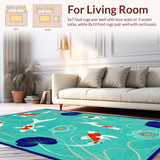 Charming Koi Pond Aesthetic(Blue)