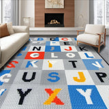 Fun Abstract Alphabetic Art Design(Gray)