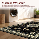 Cozy Textured Fringe Runner(Black)