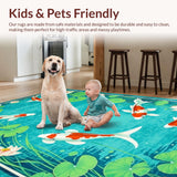 Colorful Nature Inspired Koi Design(Blue)