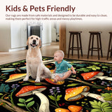 Chic Black and White Foliage(Red)