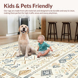 Playful Whimsical Striped Elements(Beige)