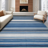 Contemporary Striped Vintage Fusion(Blue)