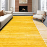 Ultra Soft Area Rug, Non Slip, Stain Resistant, Washable Area Rugs for Living Room, Bedroom, Radiant Contemporary Yellow Hue(Yellow)