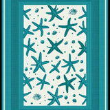 Lively Turquoise Seascape Influence(White)