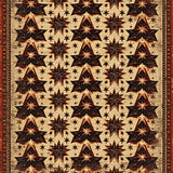 Ultra Soft Area Rug, Non Slip, Stain Resistant, Washable Area Rugs for Living Room, Bedroom, Vintage Primitive Bedroom Entryway Washable Rug(Beige)