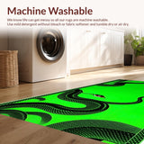 Artistic Emerald and Black Contrast(Green)