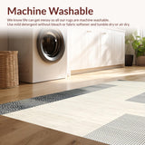 Ultra Soft Area Rug, Non Slip, Stain Resistant, Washable Area Rugs for Living Room, Bedroom, Artistic High-Contrast Animal Motif(Gray)