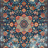 Sophisticated Faded Linear Design(Blue)