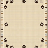Ultra Soft Area Rug, Non Slip, Stain Resistant, Washable Area Rugs for Living Room, Bedroom, Chic Cozy Paw Pattern Aesthetic(Beige)