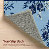 Vibrant Tropical Motif Runner(Blue)