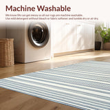 Chic Minimalist Cotton Stripe Design(Beige)
