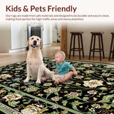 Striking Earthy Floral Aesthetics(Black)