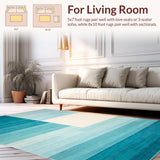 Dark to Light Ombre Effect(Blue)