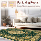 Artful Dual Toned Symmetrical Print(Green)