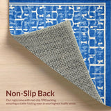 Ultra Soft Area Rug, Non Slip, Stain Resistant, Washable Area Rugs for Living Room, Bedroom, Stylish Kids Bathroom Rug With Playful Bow And Aesthetic Appeal(Blue)