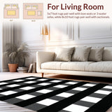 Cozy Earthy Plaid Motif(Black)