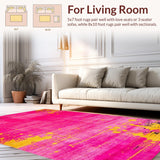 Chic Minimalist Abstract Color Play(Pink)