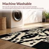 Contrasting Striped Okapi Motif(Beige)