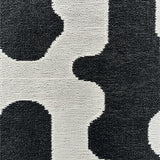 Ultra Soft Area Rug, Non Slip, Stain Resistant, Washable Area Rugs for Living Room, Bedroom, Seasonal Moth Pattern Bathroom Washable Mat(Black)