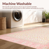 Classic Beige Area Easy Care for Everyday Living(Pink)
