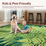 Elegant Deep Fern Textured Aesthetic(Green)