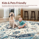 Contemporary Distressed Symmetrical(Beige)