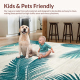 Luxurious Aqua Floral Design(Blue)