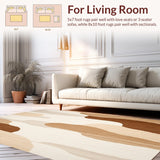 Beige Serenity Area Earthy Brown Accent Easy Care(Beige)