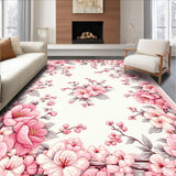 Delicate Plush Abstract Motif(Pink)