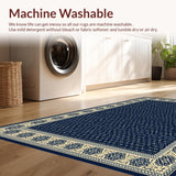 Rustic Beige Tiled Arrangement(Blue)