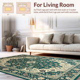 Whimsical Colorful Medallion Accent(Green)