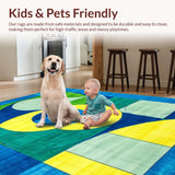 Contemporary Colorful Geometric Aesthetic(Blue)