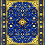 Rich Geometric Symbolic Design(Blue)