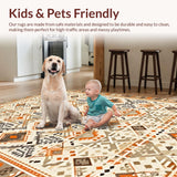 Transitional Tiled Motif in Shades(Beige)