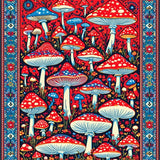 Bold Artistic Psychedelic Visual Statement(Red)