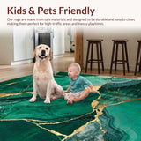 Elegant Jewel Toned Abstract Composition(Green)