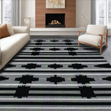 Modern Black White Tiled Aesthetic(Black)