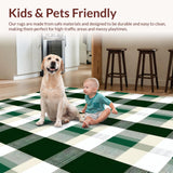 Inviting Classic Grid Visual Appeal(Green)