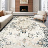 Transitional Taupe Abstract Design(Beige)