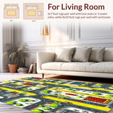 Cityscape Colorful Interactive Map(Black)