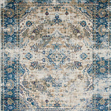 Ultra Soft Area Rug, Non Slip, Stain Resistant, Washable Area Rugs for Living Room, Bedroom, Serene Neutral Abstract Visual(Beige)