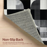 Chic Monochrome Lattice Design(Black)