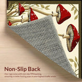 Enchanting Nature Inspired Motif(Red)