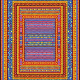 Bright Folk Art Inspired(Blue)