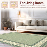 Inviting Cozy Geometric Border Theme(Green)