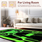 Edgy Controller Inspired Graphic Design(Green)