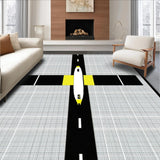 Striking Plane Path Decorative Style(Black)
